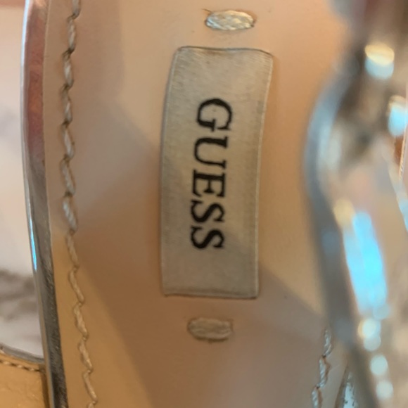 Guess silver heels size 7 - Picture 7 of 9